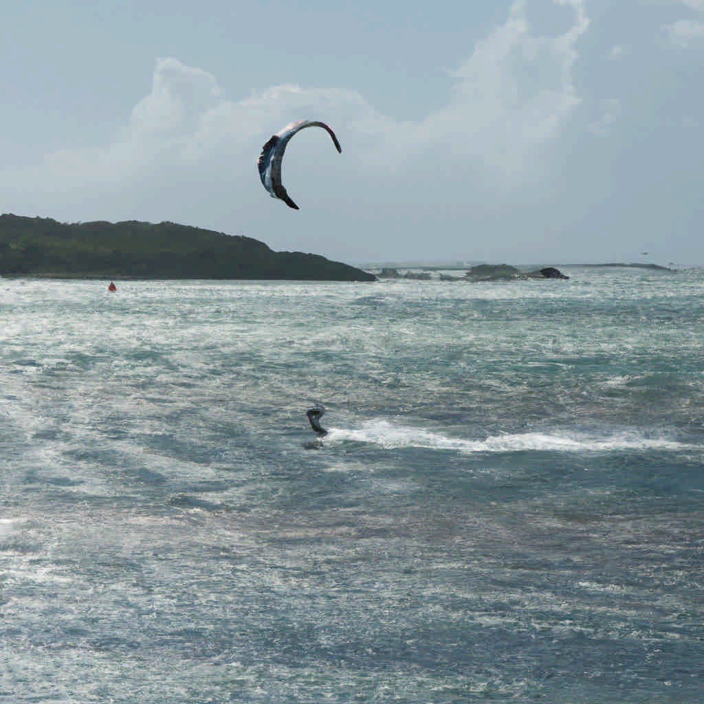 Kite surfing in Stann Creek District