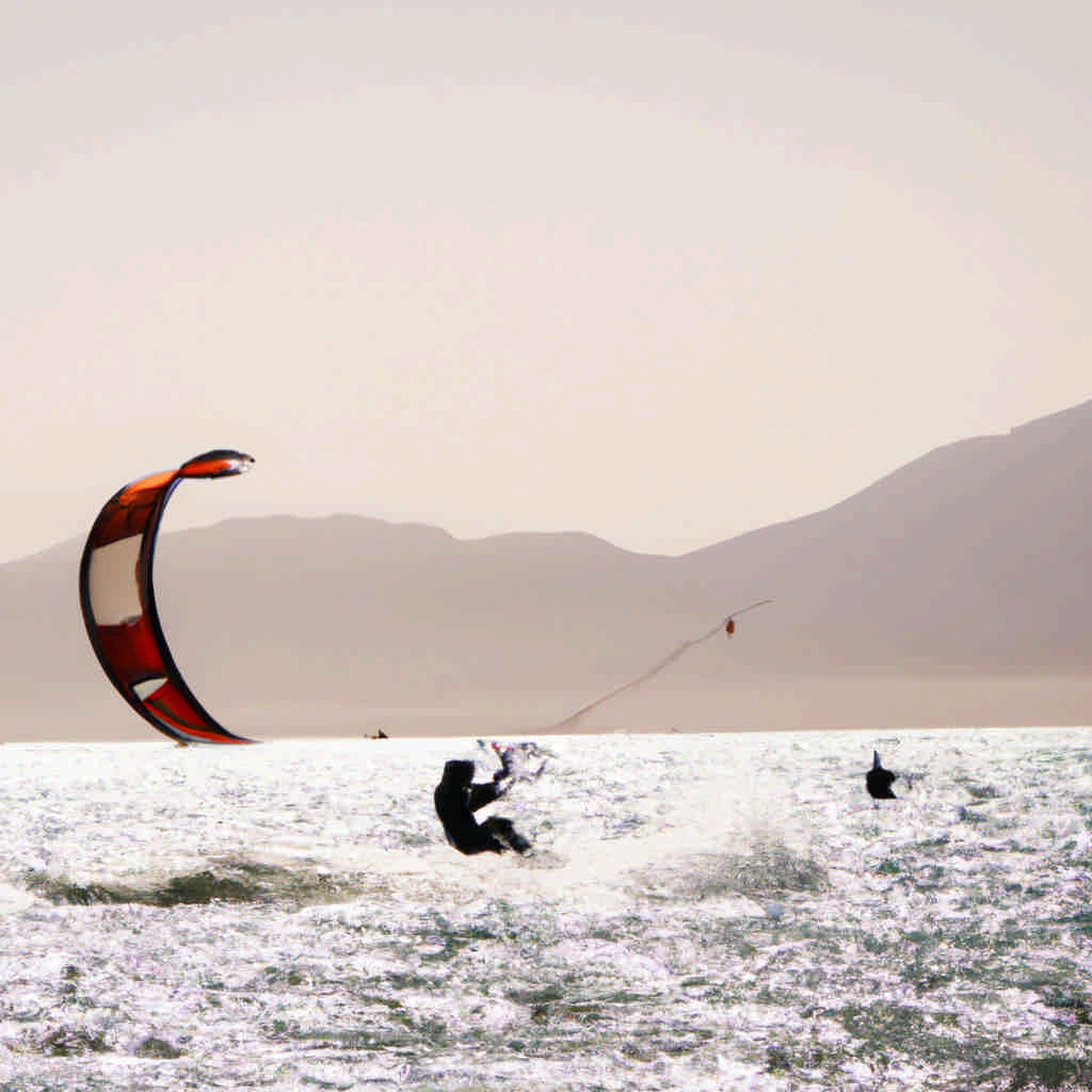 Kite surfing in Arica y Parinacota