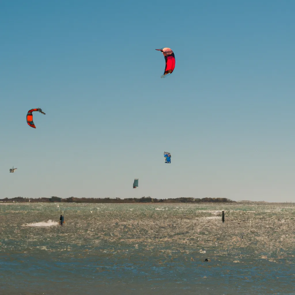 Kite surfing in Los Ríos Region