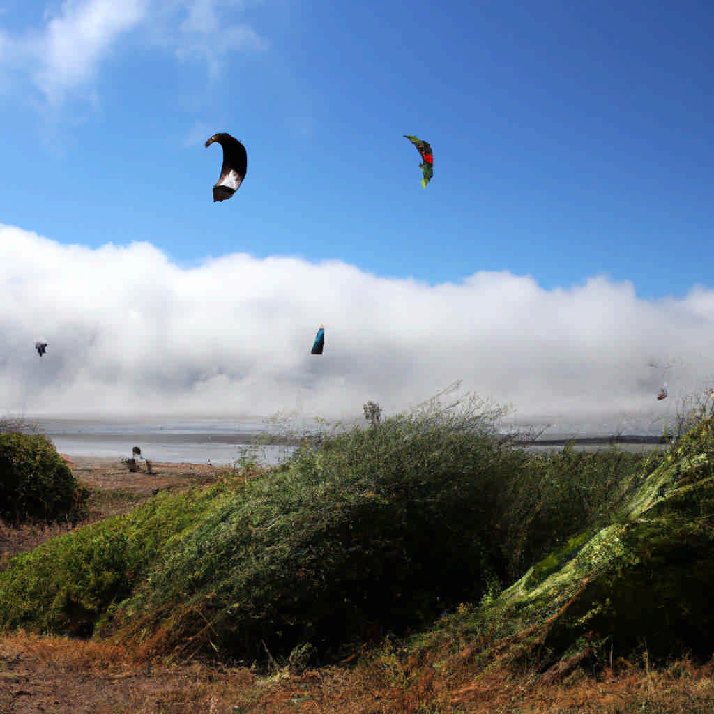Kite surfing in Maule Region