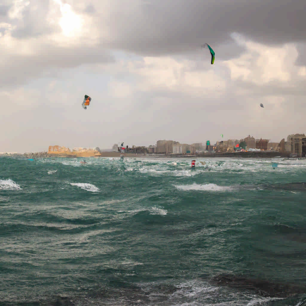 Kite surfing in Alexandria Governorate