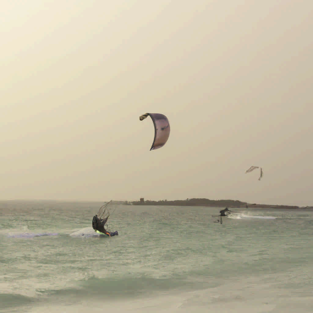 Kite surfing in Matruh Governorate