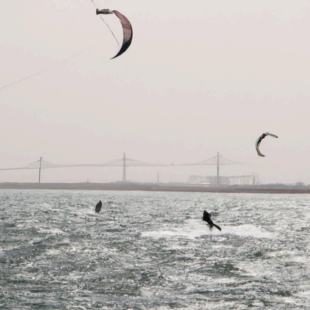 Kite surfing in Suez Governorate
