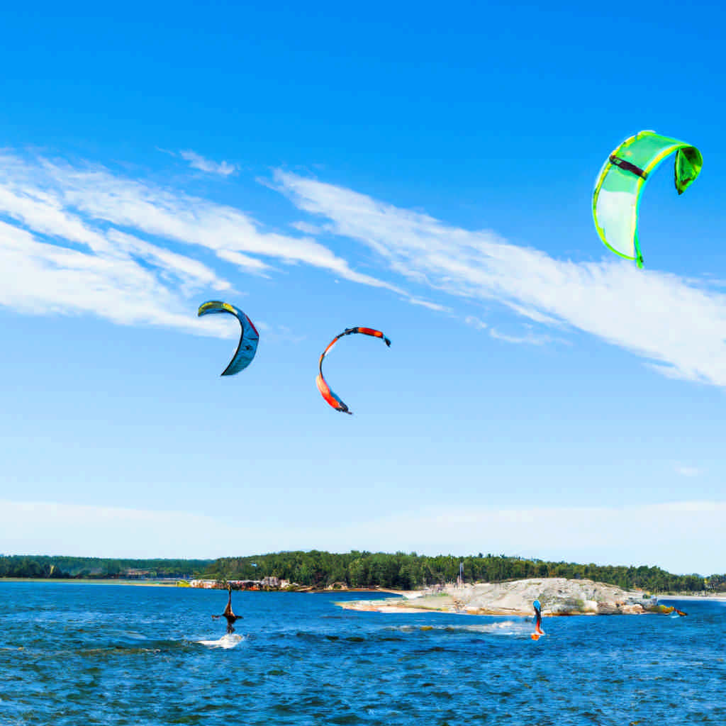 Kite surfing in Kingdom of Sweden