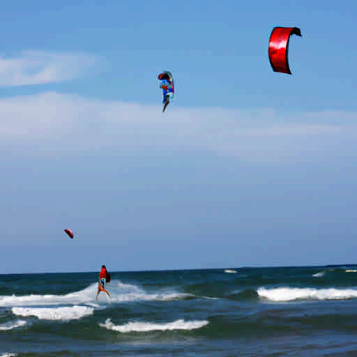 Kite surfing in Europe
