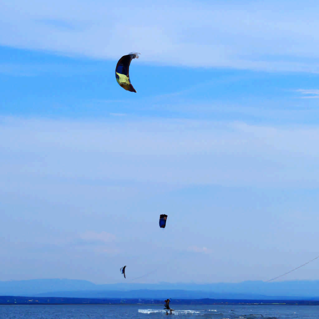 Kite surfing in Bavaria