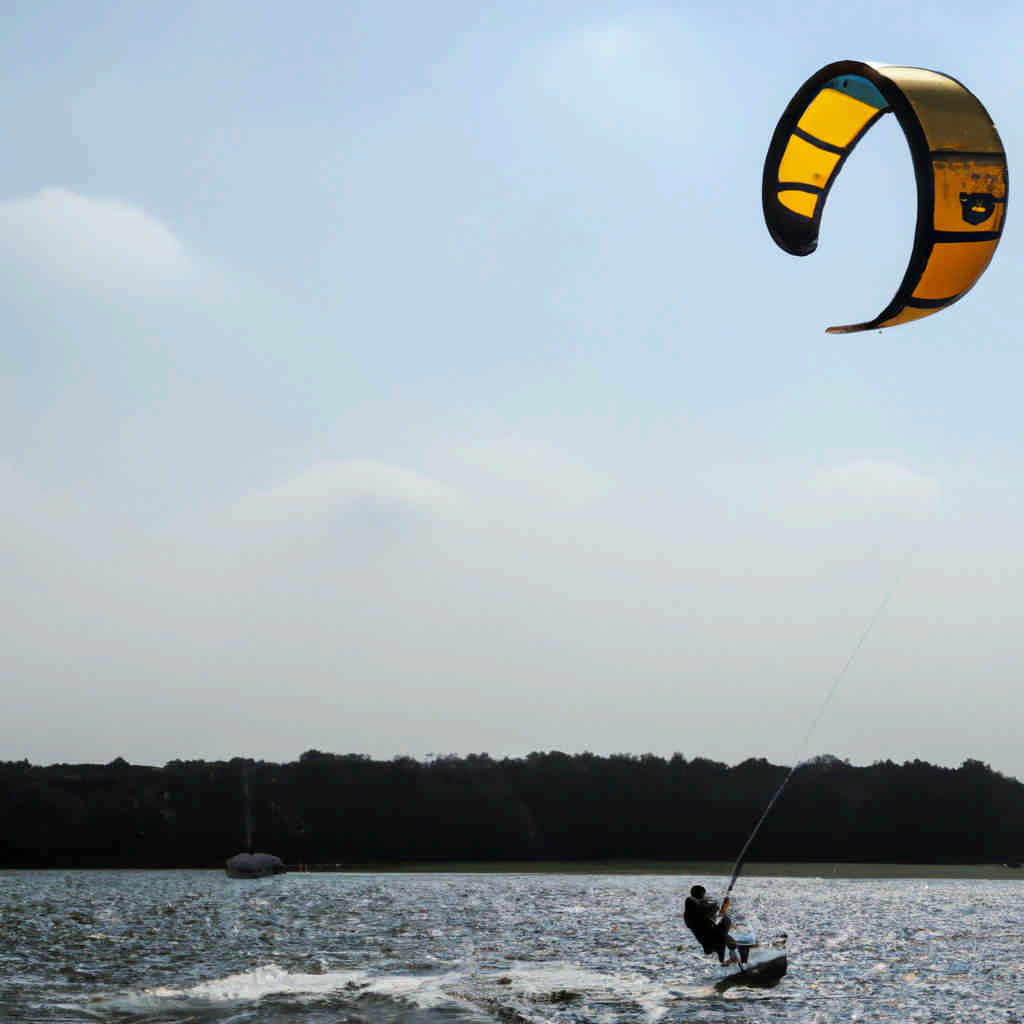 Kite surfing in Brandenburg