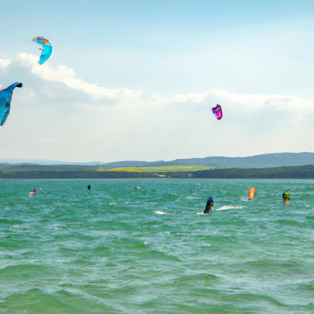 Kite surfing in Free State of Thuringia