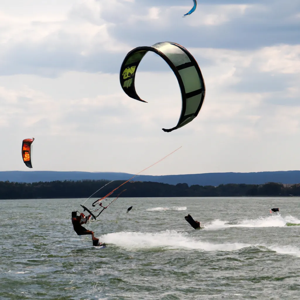 Kite surfing in Hesse