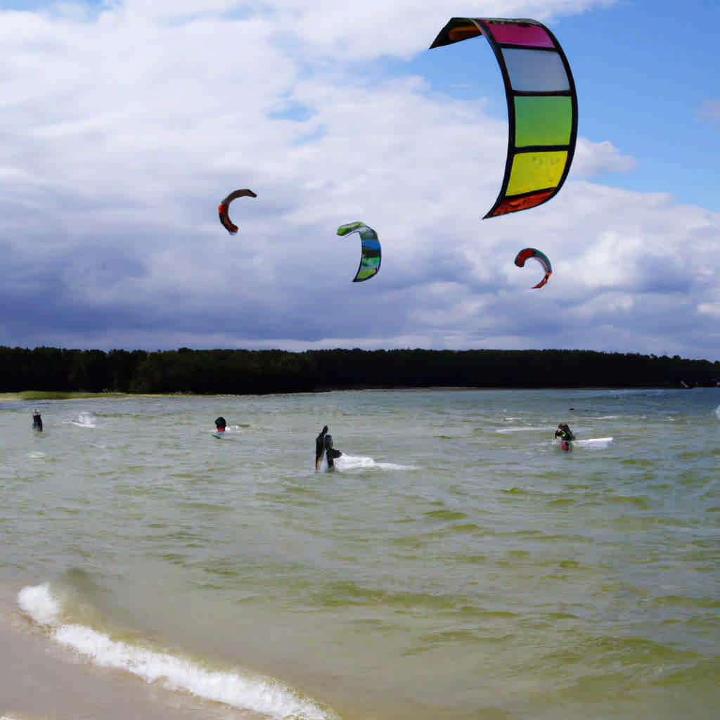 Kite surfing in Mecklenburg-Vorpommern