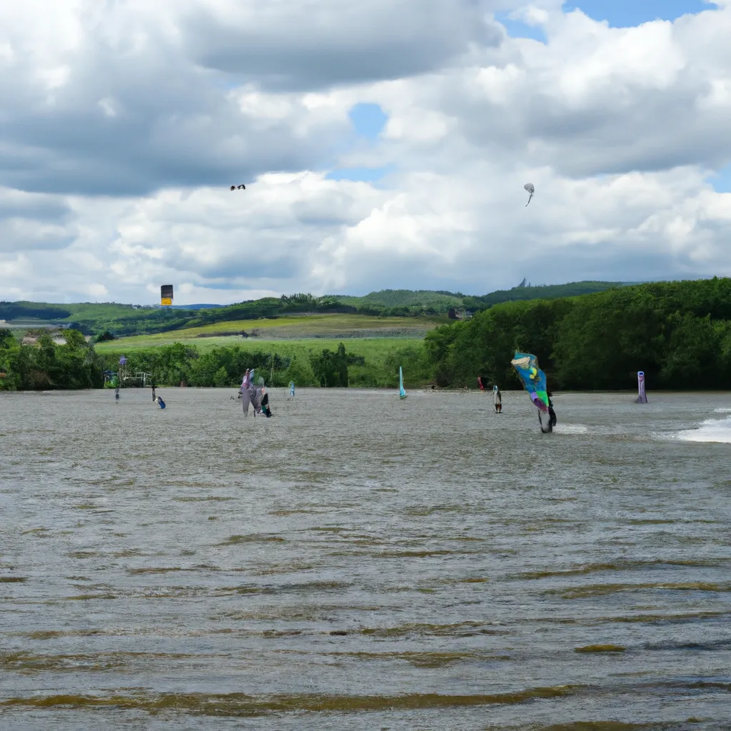Kite surfing in Saarland