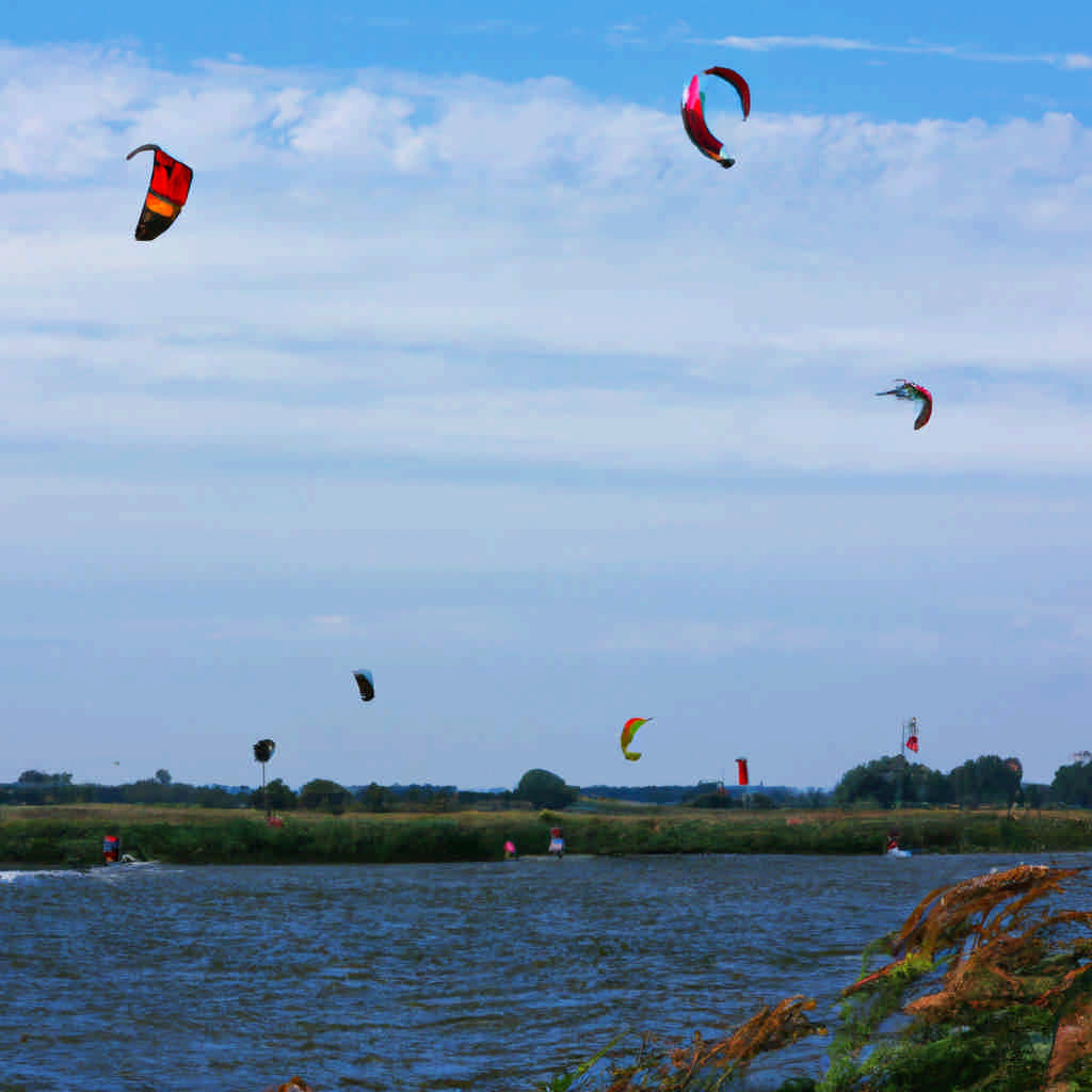 Kite surfing in Saxony-Anhalt