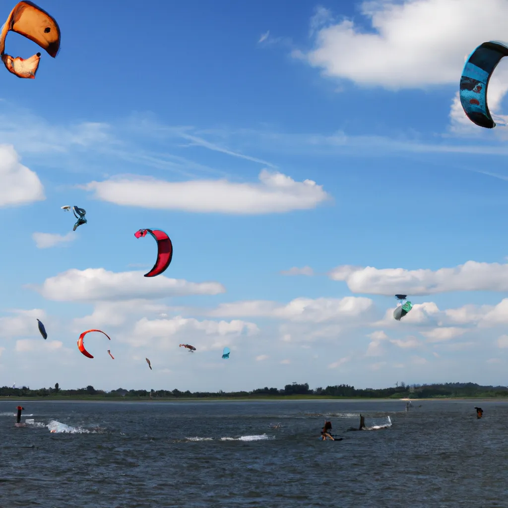 Kite surfing in Schleswig-Holstein