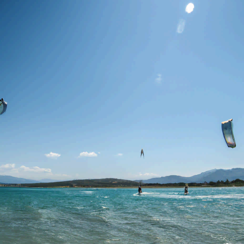 Kite surfing in Peloponnese