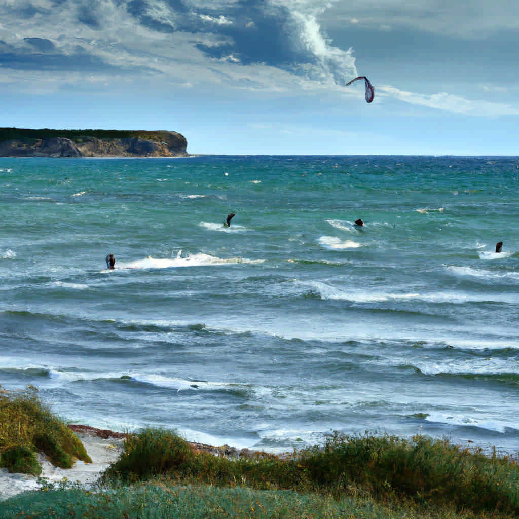 Kite surfing in Gotland County