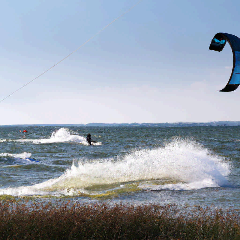 Kite surfing in Kalmar County
