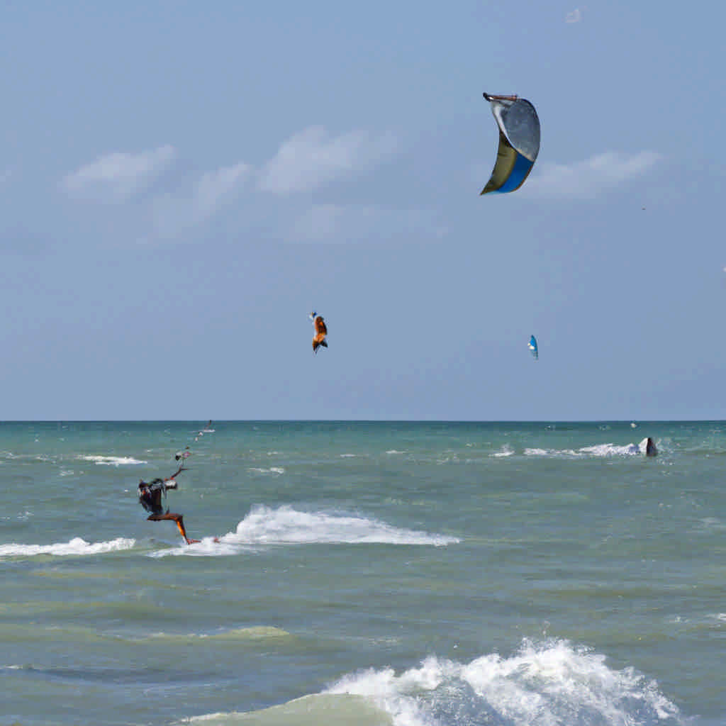 Kite surfing in ÖrebroCounty