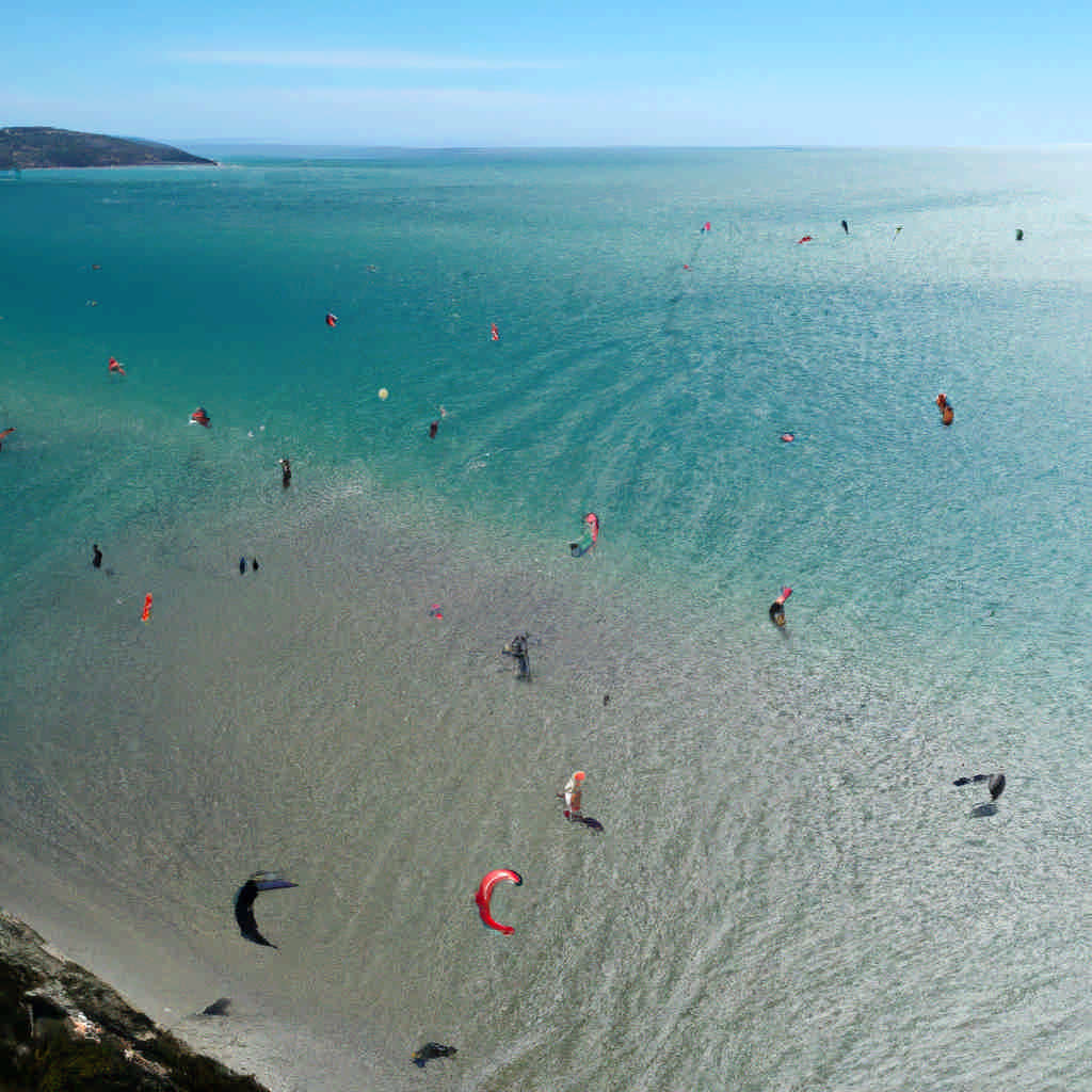 Kite surfing in Södermanland County