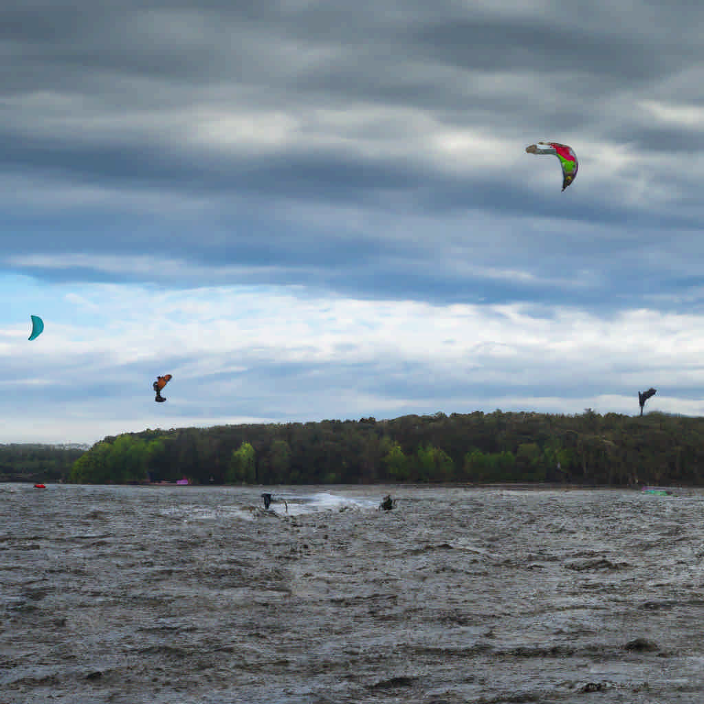 Kite surfing in Stockholm County