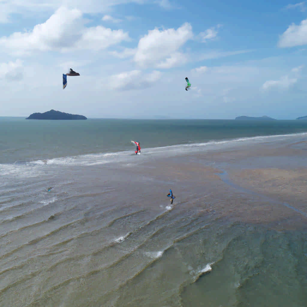 Kite surfing in Västra Götaland County