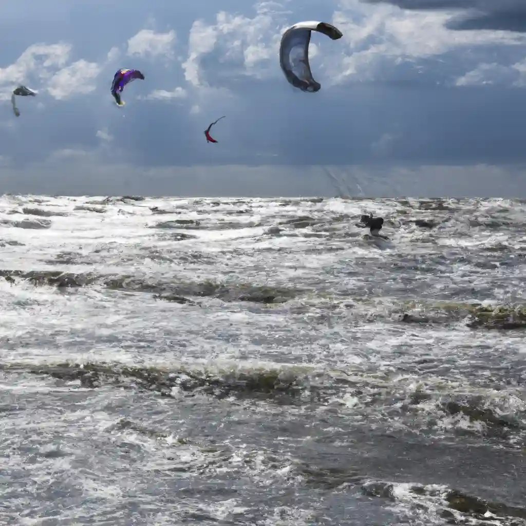 Kite surfing in Julianadorp