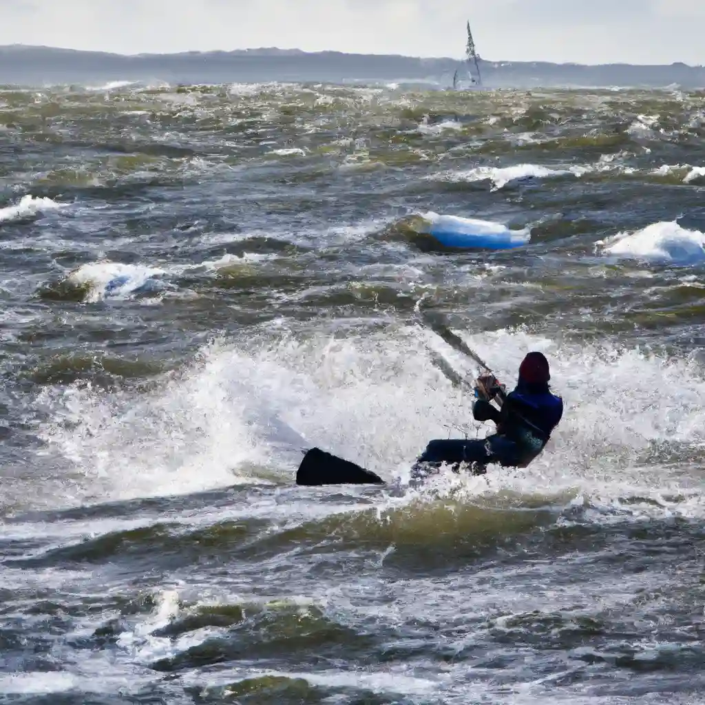 Kite surfing in Trintelhaven