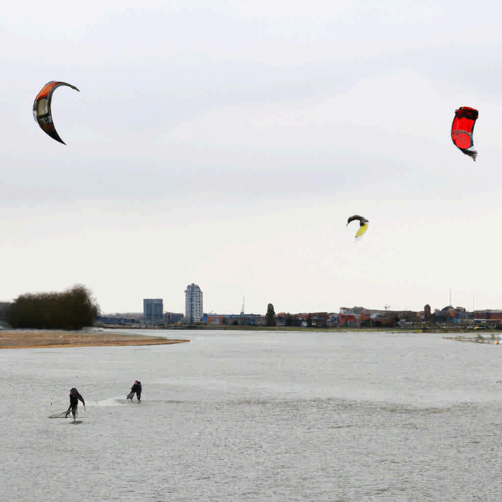 Kite surfing in Utrecht