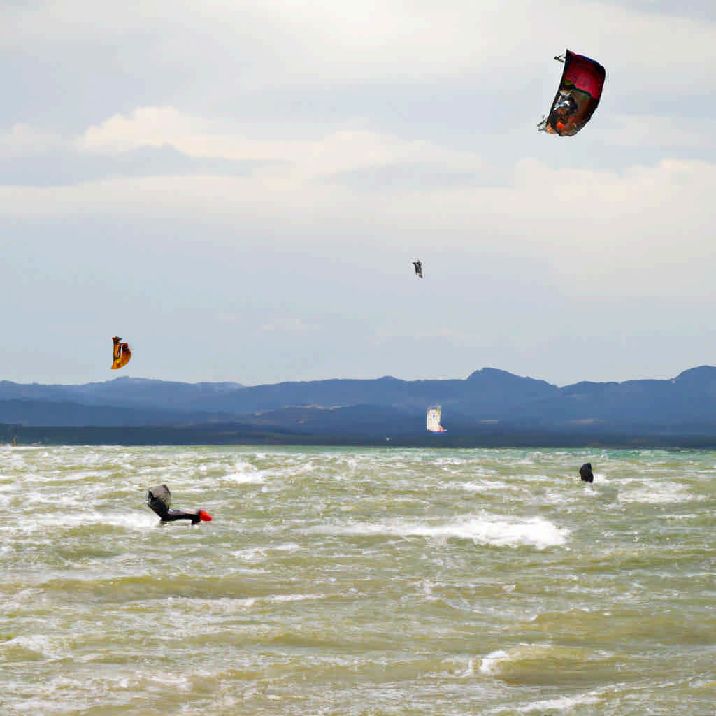 Kite surfing in Aragon