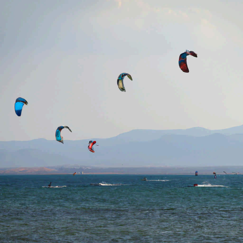 Kite surfing in Murcia
