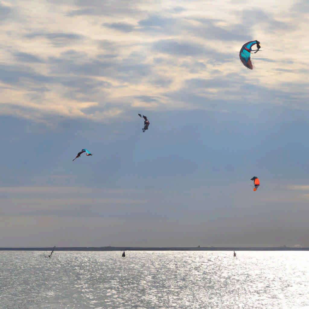 Kite surfing in Valencia