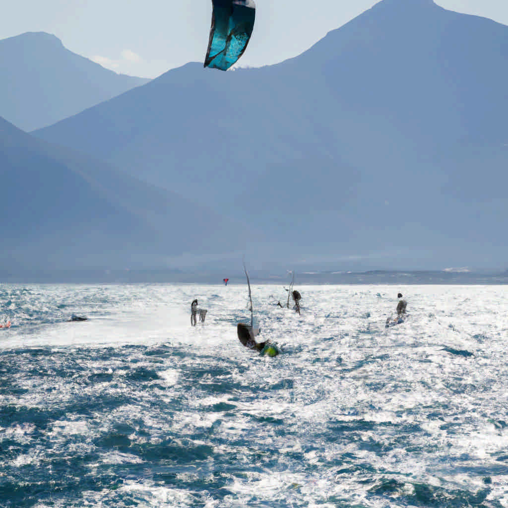 Kite surfing in Antalya Province