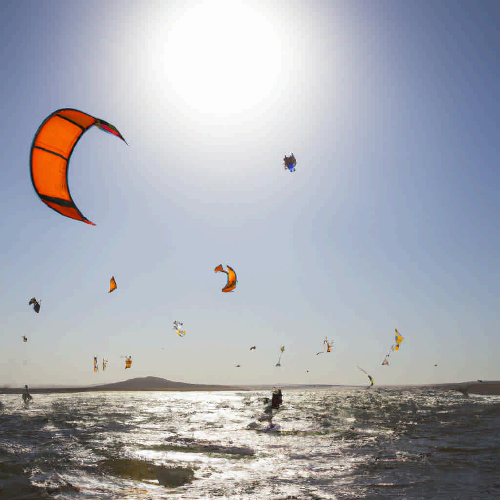 Kite surfing in Balıkesir