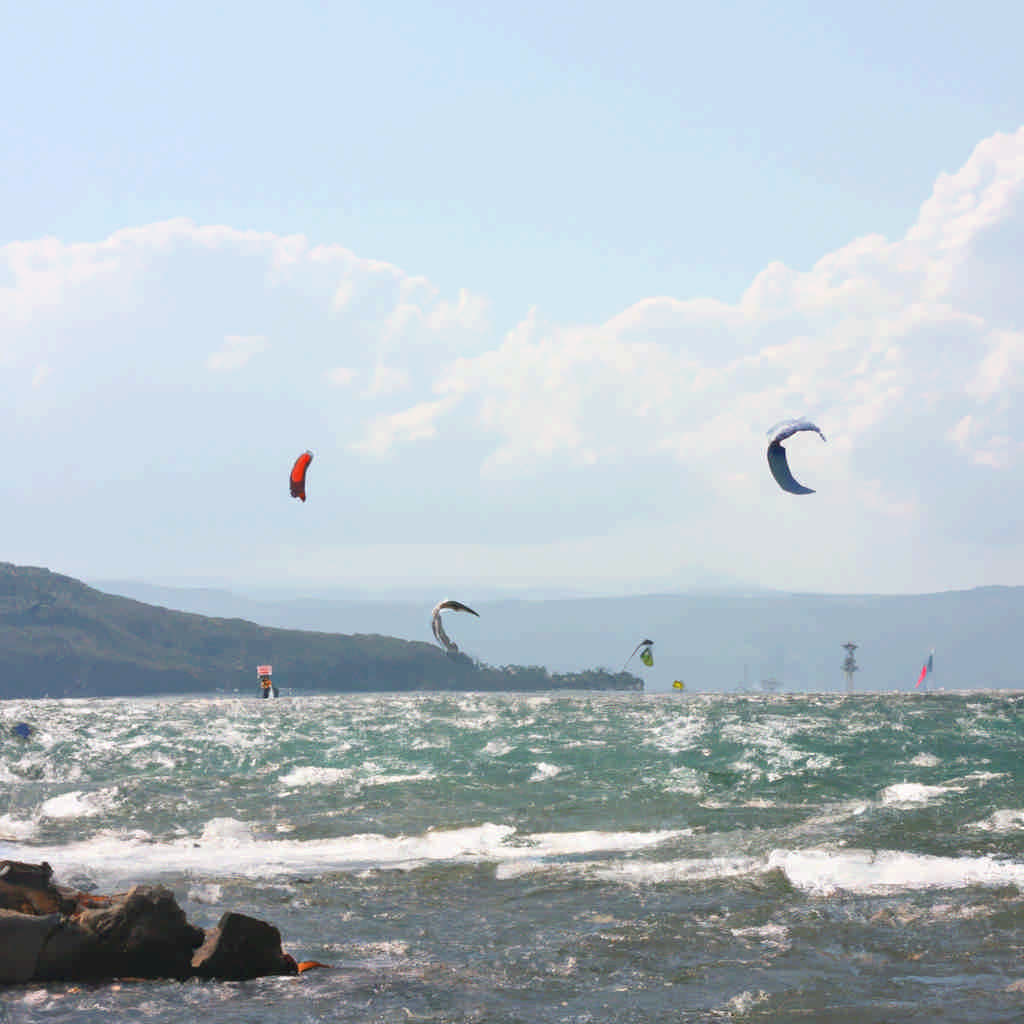 Kite surfing in Sinop Province